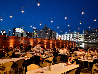 屋上BBQビアガーデン UMEDA大ホール