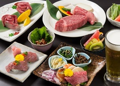 元祖343鮨 本店/割烹焼肉 松永牧場/大元気株式会社 求人 島根県益田市種村町にあるJAS認定(農)松永牧場から島根県公認島根和牛を含んだA4ランク以上の黒毛和牛を提供。