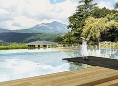 株式会社ジャパンリゾートホテルオペレーションズ【ソラーレ ホテルズ アンド リゾーツ グループ】 求人 【ザ・パルス霧島】自然と一体化したインフィニティプールの他、絶景や星空を満喫できる屋上ラウンジがあります。