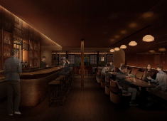 割烹 吾汝/株式会社Atona 求人 「割烹 吾汝」1階バー 内観イメージ