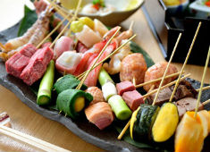 串料理　北銀扇 求人 肉・魚・野菜。どれも厳選した食材を扱える、やりがいあるキッチンです。