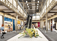 スターツホテル開発株式会社／ホテル エミオン 京都 求人 ▲建物内1階、2階には飲食店や物販店舗が広がる商業施設を併設しており、多くの方にご来館を見込んでおります。