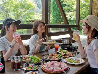 レジャー＆スパリゾート ASOBIYUKU 京都るり渓温泉「高原BBQ BAKU」