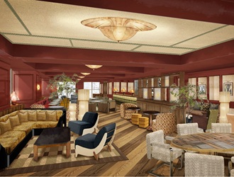 「Soho House Tokyo」クラブラウンジ