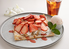 Crepes No Ka 'Oi（クレープスノカオイ）／株式会社FANTERIA 求人 大人気のスイーツ系クレープ。季節により、旬の果物を取り入れていきます。新メニューの提案も歓迎します！