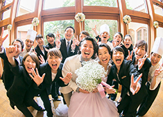 株式会社C・B・H 求人 一生に一度の大切な結婚式だからこそ、最高の笑顔・感動に立ち会えます。