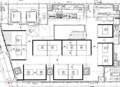 「ふく匠」開業事業部／株式会社 浜倉的商店製作所 求人 厨房は３～4名体制。クローズキッチンなので協力し合いながらじっくりと調理に集中していただけます。※画像は２F