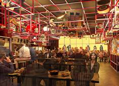 グランハマー／株式会社浜倉的商店製作所 求人 １F／シンバシyokocho武将～BUSHO～全国の産直食材＆ソウルフードが一堂に会する地域別酒場5店舗の集合体