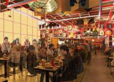 グランハマー／株式会社浜倉的商店製作所 求人 １F「シンバシyokocho武将」は全国の産直食材＆ソウルフードが一堂に会する地域別酒場5店舗の集合体！