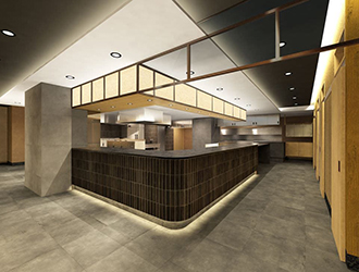 大東企業株式会社（日本料理部門） 求人 10月14日に全面リニューアルオープンする赤坂茶寮では、調理場が2箇所に！1つは開放的なオープンキッチンです。