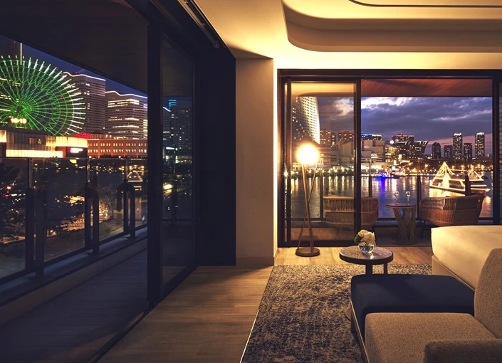 インターコンチネンタル横浜 Pier 8 求人 国内でも希少な海上立地のホテル。様々な眺望、表情が楽しめる客室でコンセプトは「船旅」です。