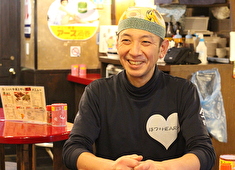 立呑処 やまとや 求人 当社のオーナーです！スタッフの悩みも親身に相談にのります！