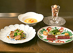 株式会社うかい 洋食事業部（ジャスダック上場企業） 求人 トランプ大統領が食したメニューです。最高級の食材を世界中から集めています。