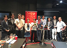 円居 -MADOy-／株式会社ケーズカラナリープランニング 求人 パイパーエドシックのワインセミナー。リーデル青山で円居スタッフの為に行われ、商品の知識をきちんと身につけました。