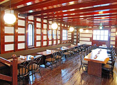 千世倭樓（ちょうわろう）／株式会社 小田原鈴廣 求人 日本の伝統建築を用いた店内。和の心を大切におもてなしをしています。