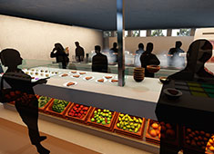 DMM.プラネッツ Art by teamLab レストラン／株式会社エモーションズ 求人 店舗イメージ