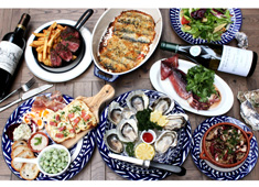 TAKE FIVE Co.／「PESCADERIA」「REBECCA's EATERY」「goo ITALIANO」「Bistecca」「RED PEPPER」「SAYCHEESE CAFE」 求人 ■PESCADERIA
赤坂、銀座
オイスターバー＆イタリアン
スパニッシュ