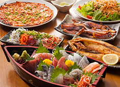 海将 求人 ベテランの魚屋が目利きした季節の魚を多彩に調理し提供します。