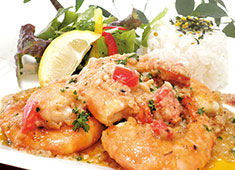BLUE WATER SHRIMP（ブルーウォーター・シュリンプ） 求人 秘伝のローストガーリックを用いた味の美味しさが評判の「BLUE WATER SHRIMP」
