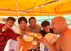 株式会社 弥平 －yahei－ 求人 ▲BBQや忘年会・歓送迎会なども充実！ONとOFFはきっちり分けて、時には大騒ぎもする楽しい職場です！