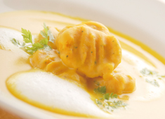CUCINA IL TETTO／クッチーナ イル テット 求人 ★カボチャとハーブのニョッキ スープ仕立て。イタリアン経験者はもちろん未経験者もやりがいあるお店ですよ！