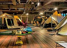 「ogawa GRAND lodge CAFE」／キャンパルジャパン株式会社 求人 「小平店」内観。2階に2019年1月、オープンいたしました。