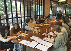 株式会社アンビション 求人 ▲未経験者や不安な方も安心！
月2回代表自ら勉強会を実施します。
そこでノウハウを習得し、店長の座を勝ち取れ！