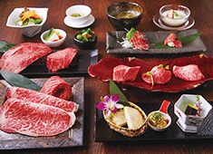 TOKUJU CO., LTD.（株式会社 徳壽） 求人 山形牛を余すことなく楽しんでいただく焼肉会席。「人形町 日山」や「芝浦市場」など部位ごとに厳選して仕入れています。