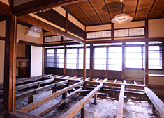 和食 板垣（いたがき）※新店開業準備室／株式会社キメコン 求人 現在の建物内。お店の空間づくりにもアイデアを出してください。
