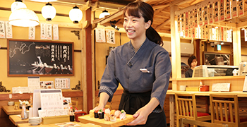 「すし屋つかだ」「立ち寿司横丁」 求人