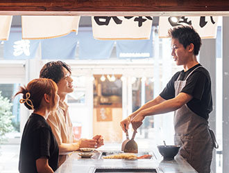 月島もんじゃ おこげ 仙台クリスロード