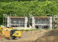 レストランMare Blu／日建リース工業株式会社 求人 宿泊棟は現在建設中。12棟のヴィラタイプで全室にプールとジャグジー、バルコニーが備わります。