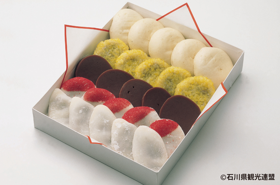 江戸時代より伝わる石川・金沢伝統の祝い菓子「五色生菓子」