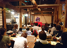 なまはげ仙台店／株式会社なまはげ 求人 お客様を招いての落語のイベント◎日本酒の酒蔵で働く方を招いてお料理とお酒をいただくイベントも☆