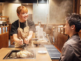 月島もんじゃ もへじ 上野分店